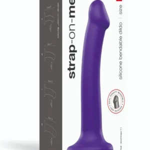Strap-On-Me Bendable Dildo Purple - Medium