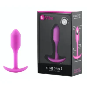 B-Vibe Snug Plug 1 - Fuchsia