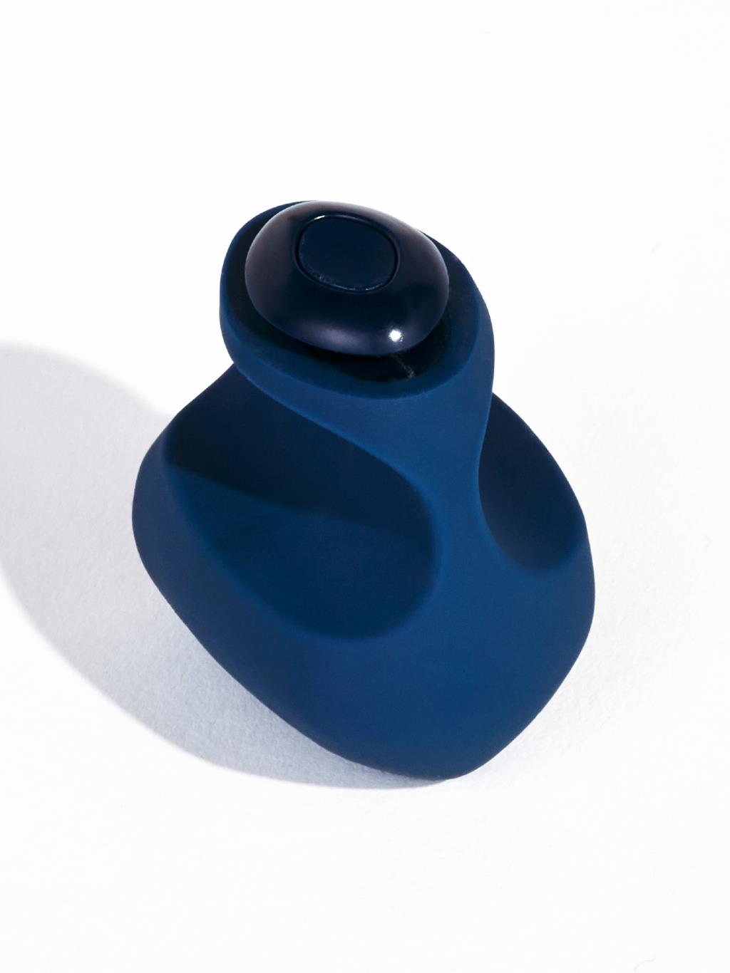 Dame Fin Finger Vibrator - Navy