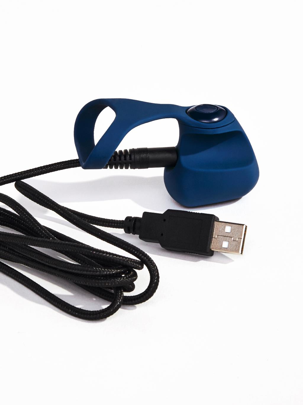 Dame Fin Finger Vibrator - Navy - Image 3