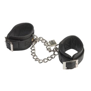 Lux Fetish Leatherette Cuffs Heavy Duty