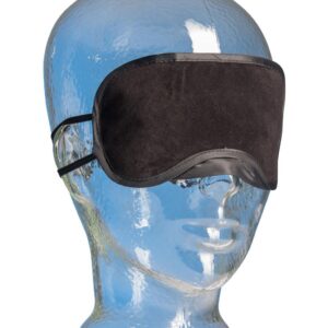 Lux Fetish Peek-A-Boo Love Mask - Black