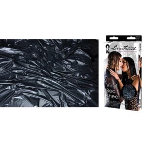 Lux Fetish Vinyl Bed Sheet Black