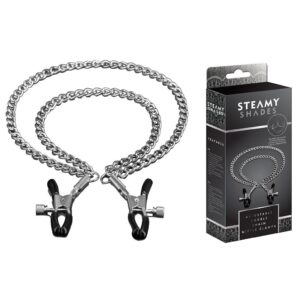 Steamy Shades Adjustable Double Chain Nipple Clamps