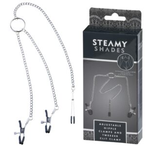 Steamy Shades Adjustable Nipple Clit Clamps