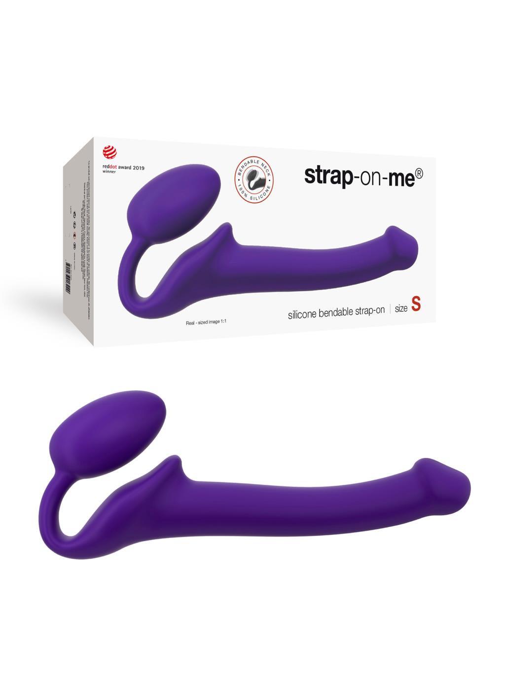 Strap-On-Me Bendable Strap-On Purple - Small - Image 2