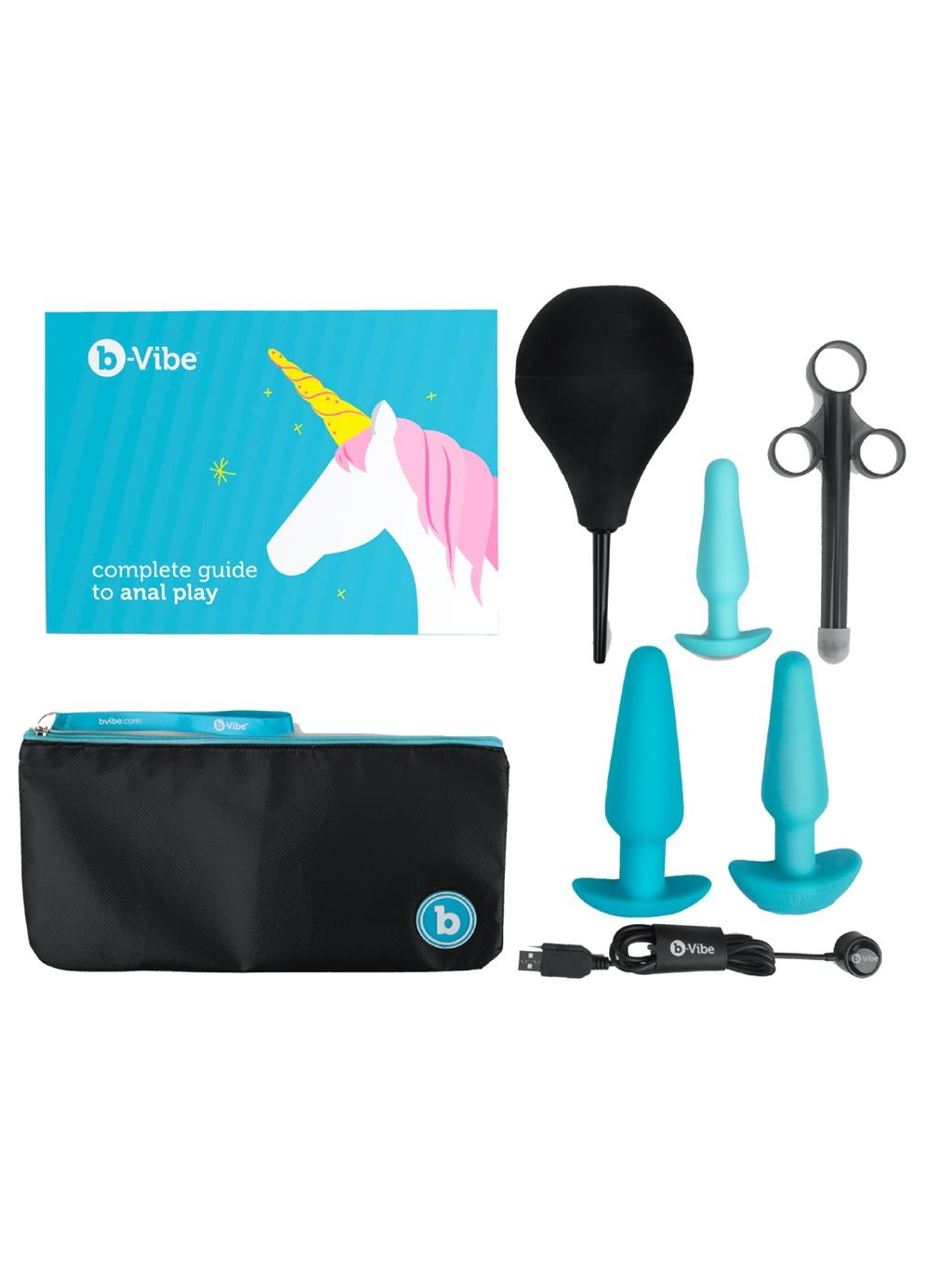 B-Vibe Anal Training & Education Set - Teal